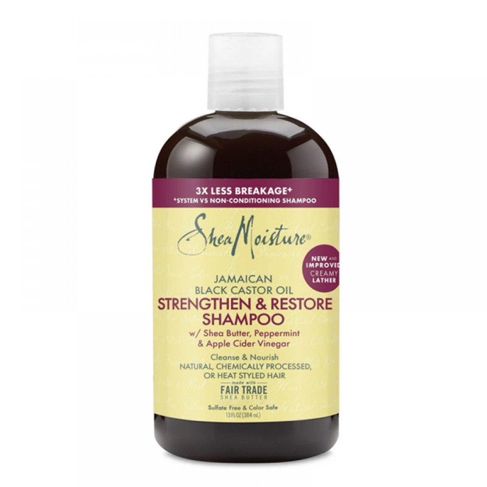 Shea Moisture Jamaica Black Castor Oil Strengthen& Restore Shampoo - 384ml