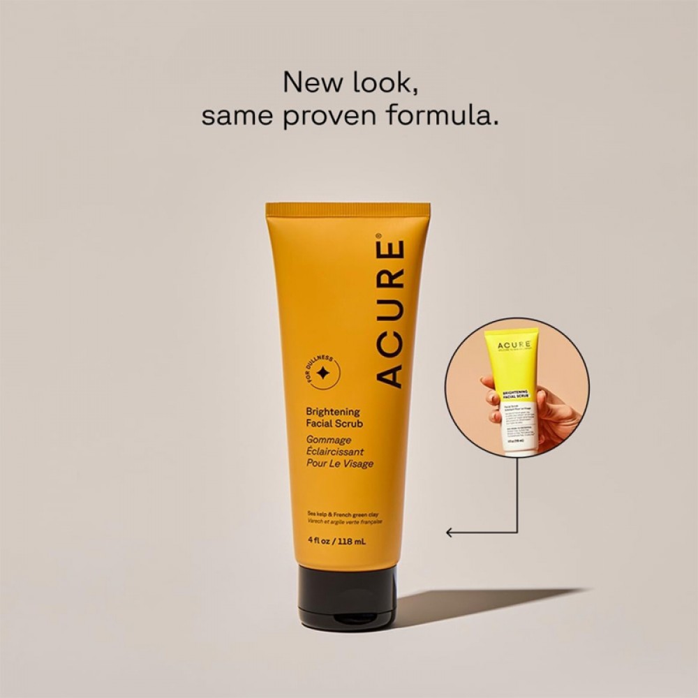 Acure Brightening Body Scrub 177ml