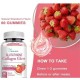 Collagen Glow, Anti-Aging Skin Whitening Vitamins, Strawberry Flavor