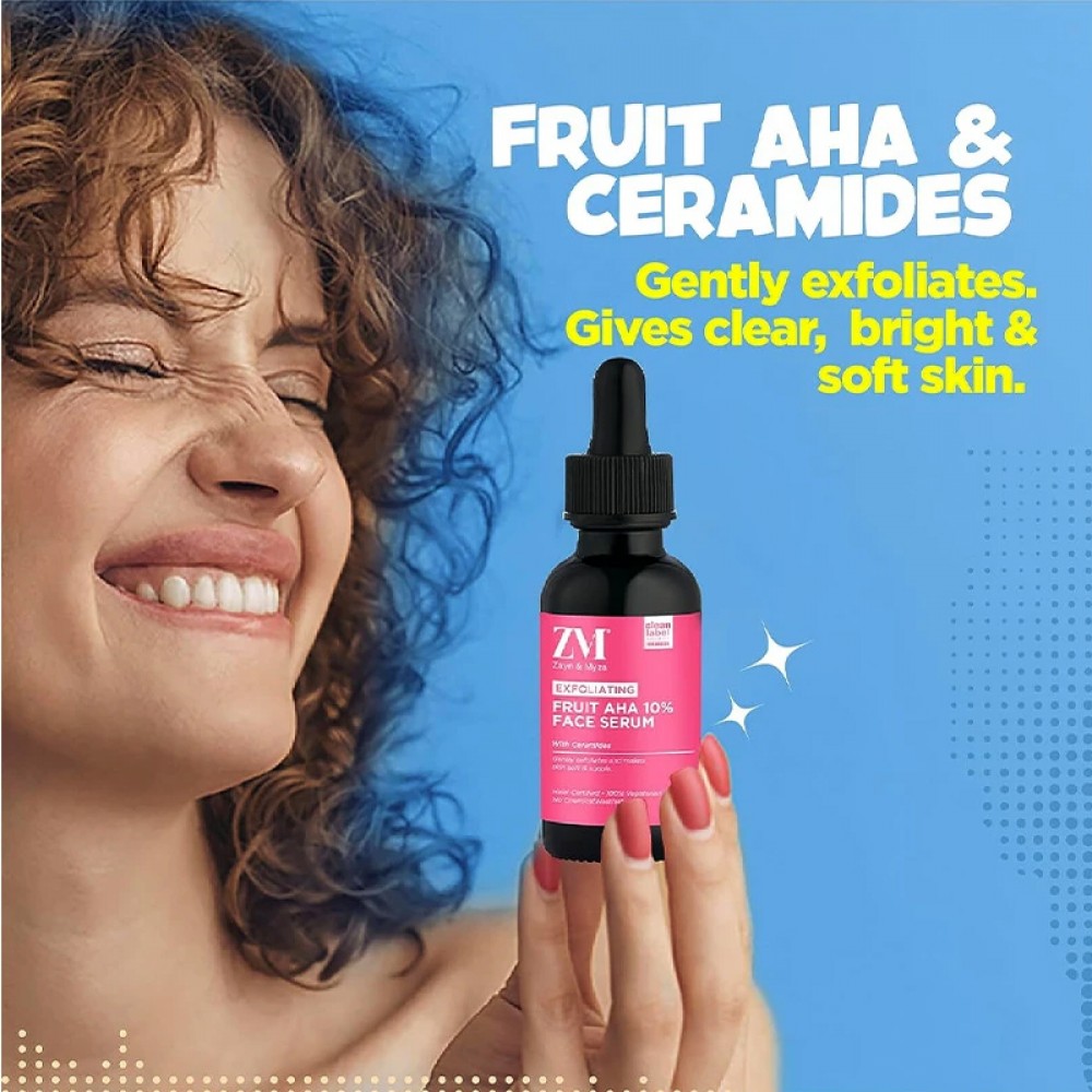 Zayn & Myza Fruit AHA 10% Face Serum with Ceramides 30ml