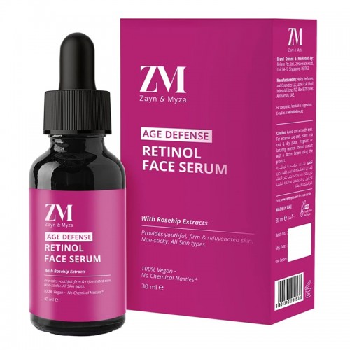 Zayn & Myza Retinol Face Serum with Rosehip Extracts 30ml Zayn & Myza Retinol Face Serum with Rosehip Extracts 30ml