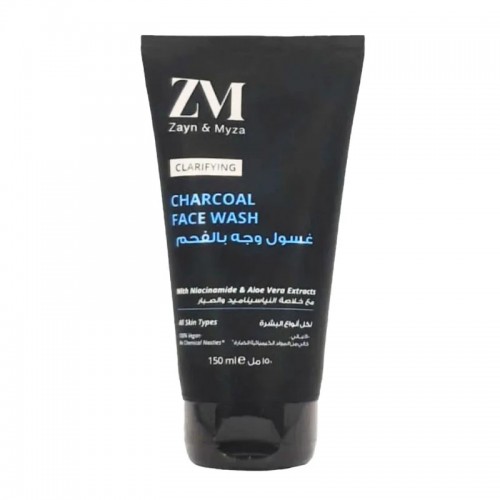 Zayn & Myza Charcoal Face Wash with Niacinamide & Aloe Vera 150 ml Zayn & Myza Charcoal Face Wash with Niacinamide & Aloe Vera 150 ml