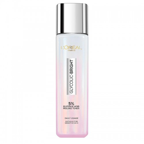 تونر تقشير وإشراقة جليكوليك برايت من لوريال باريس - 128مل تونر تقشير وإشراقة جليكوليك برايت من لوريال باريس - 128مل