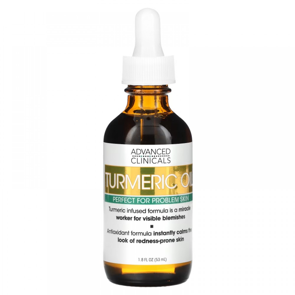 Advanced Clinicals Turmeric Oil Perfect for Problem Skin - 53ml