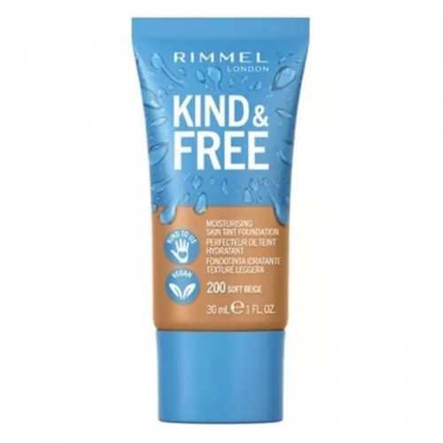 ريميل لندن كريم أساس كايند آند فري سكين تينت 200 سوفت بيج - 30 مل