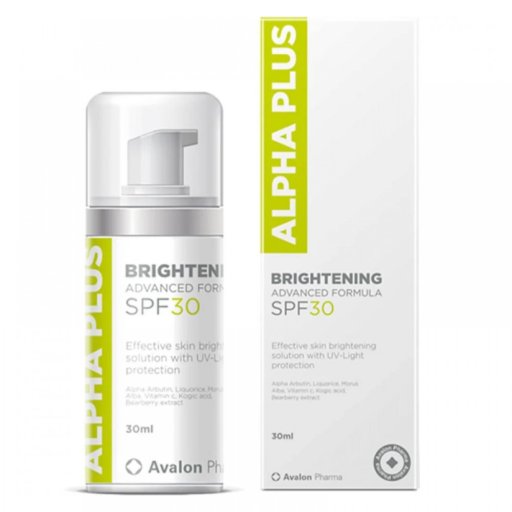 Alpha plus brightening advanced formula spf30 30ml