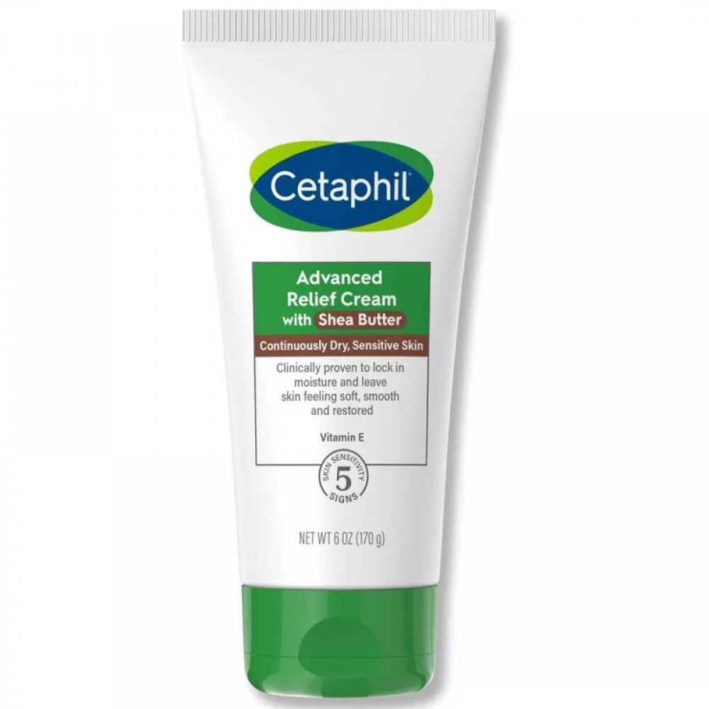 Cetaphil Advanced Repairing Moisturizing Cream for Dry and Sensitive Skin with Shea Butter, 170 ml