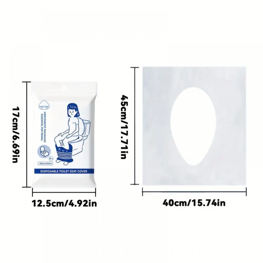 Yoyo Soft - Toilet Seat Cover, 8 Pieces