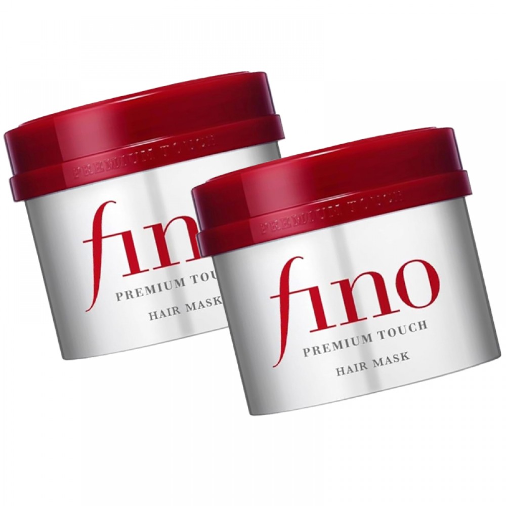 Fino Shiseido Premium Touch Hair Mask, 8.11 Ounce (Package of Two Pieces )