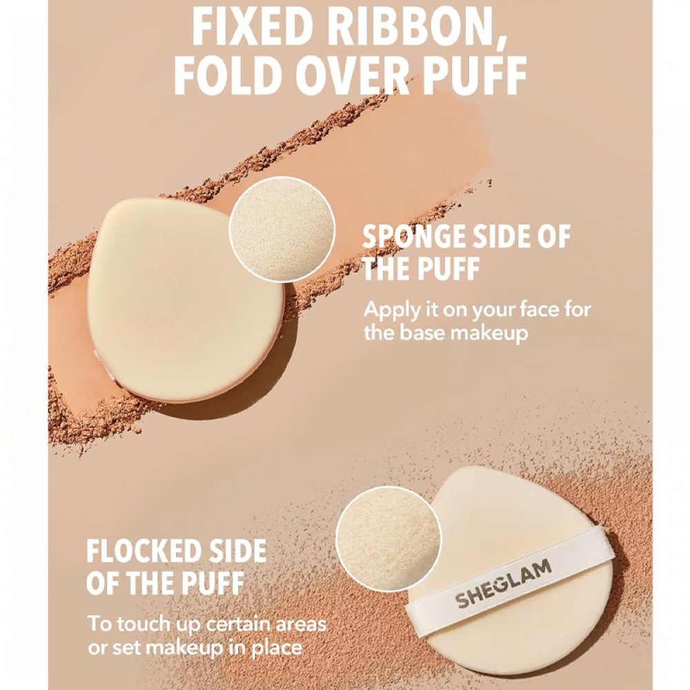 SHEGLAM - SKIN-FOCUS HIGH COVERAGE POWDER FOUNDATION -NUDE