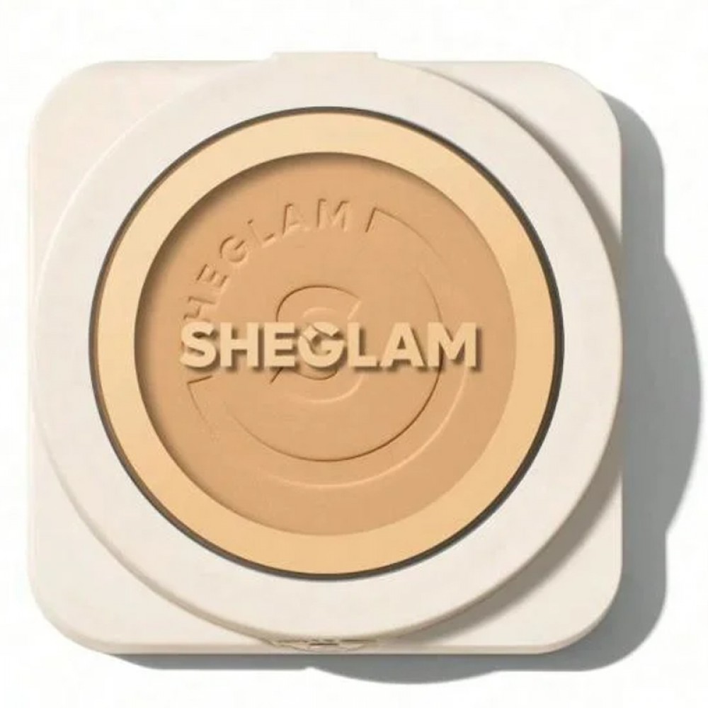 SHEGLAM - SKIN-FOCUS HIGH COVERAGE POWDER FOUNDATION -Sand