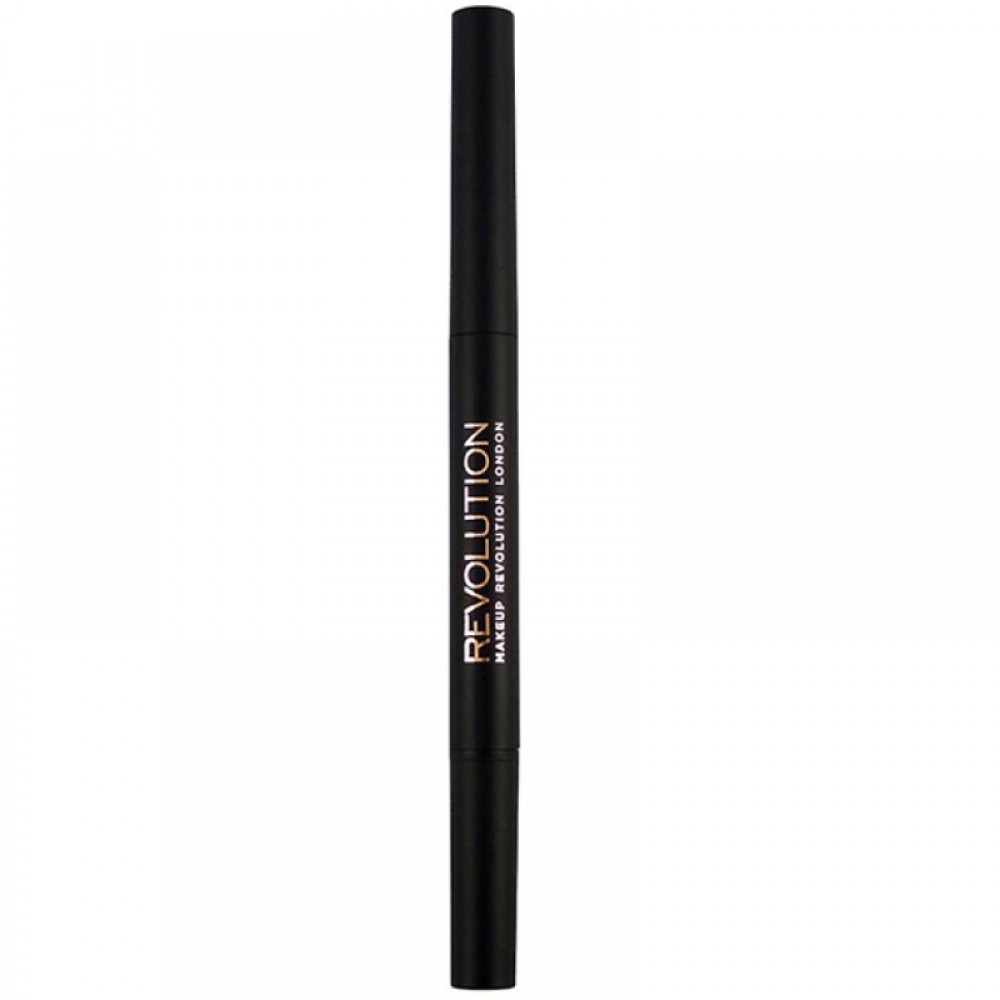 Revolution - Duo Brow Pencil, Dark Brown