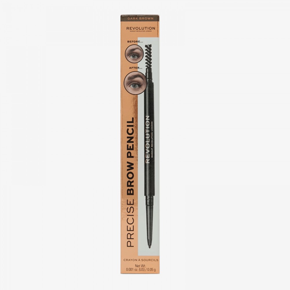 Revolution Precise Brow Pencil -Medium Brown