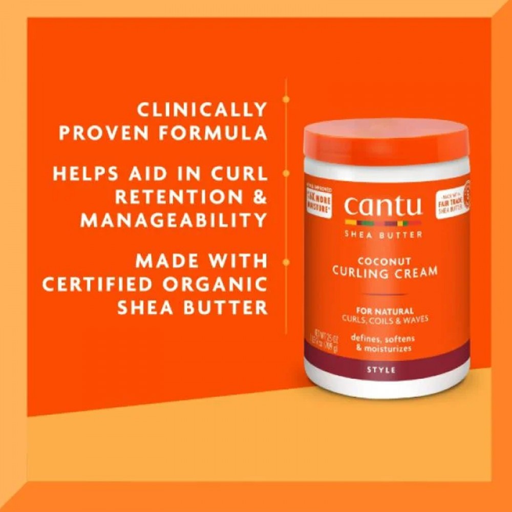 Cantu - Shea Butter & Coconut Curling Cream, 709g