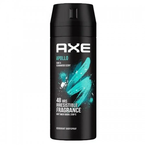 مزيل رائحة العرق ابولو المنعش لمدة 48 ساعة من اكس، 150 مل