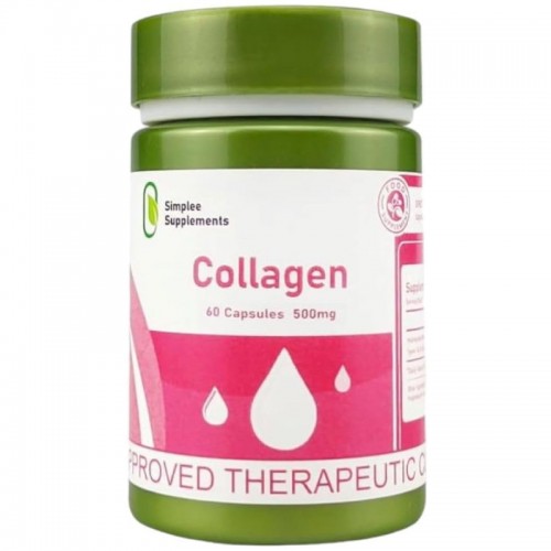 Simplee Supplements Collagen Capsules 500mg, 60 Count Simplee Supplements Collagen Capsules 500mg, 60 Count