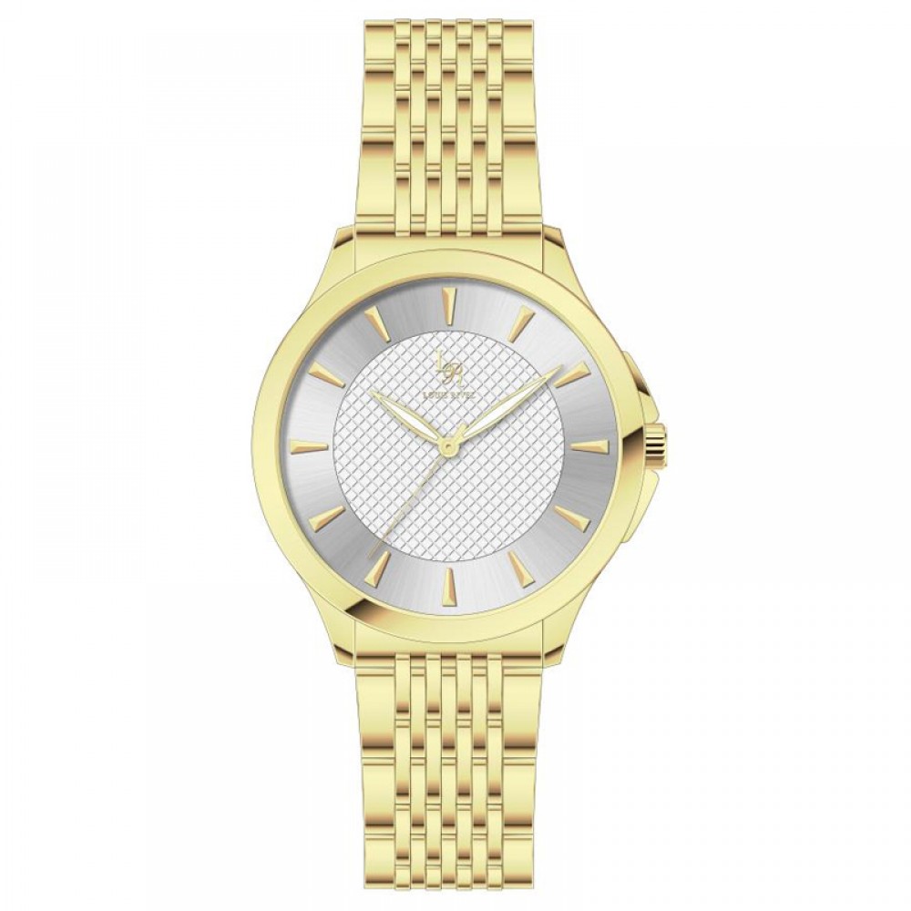 Louis Rival Men's Watch 21024 , Gold with White Dial