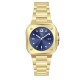 Louis Rivall Men's Watch 21017 Gold Blue Dial