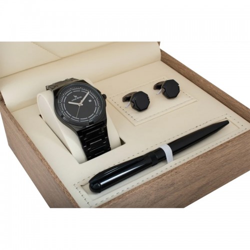 Louis Rivet Men's All-Black Watch Set 1515 Louis Rivet Men's All-Black Watch Set 1515