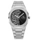 Louis Revial men's watch 1035, silver, black dial