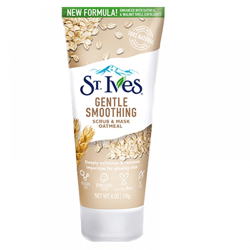 St. Ives Gentle Smoothing Oatmeal Scrub & Mask - 170g