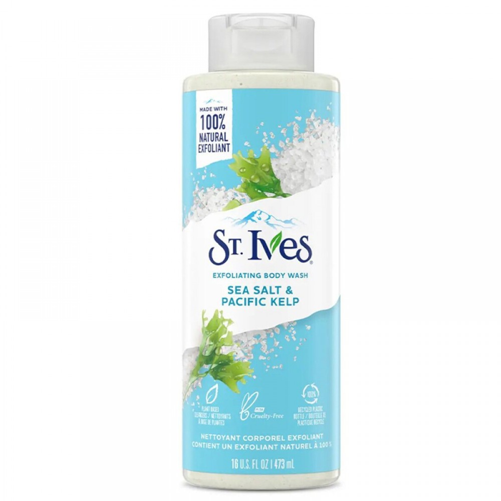 St. Ives Exfoliating Sea Salt & Pacific Kelp Body Wash - 650ml