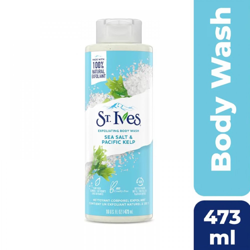 St. Ives Exfoliating Sea Salt & Pacific Kelp Body Wash - 650ml