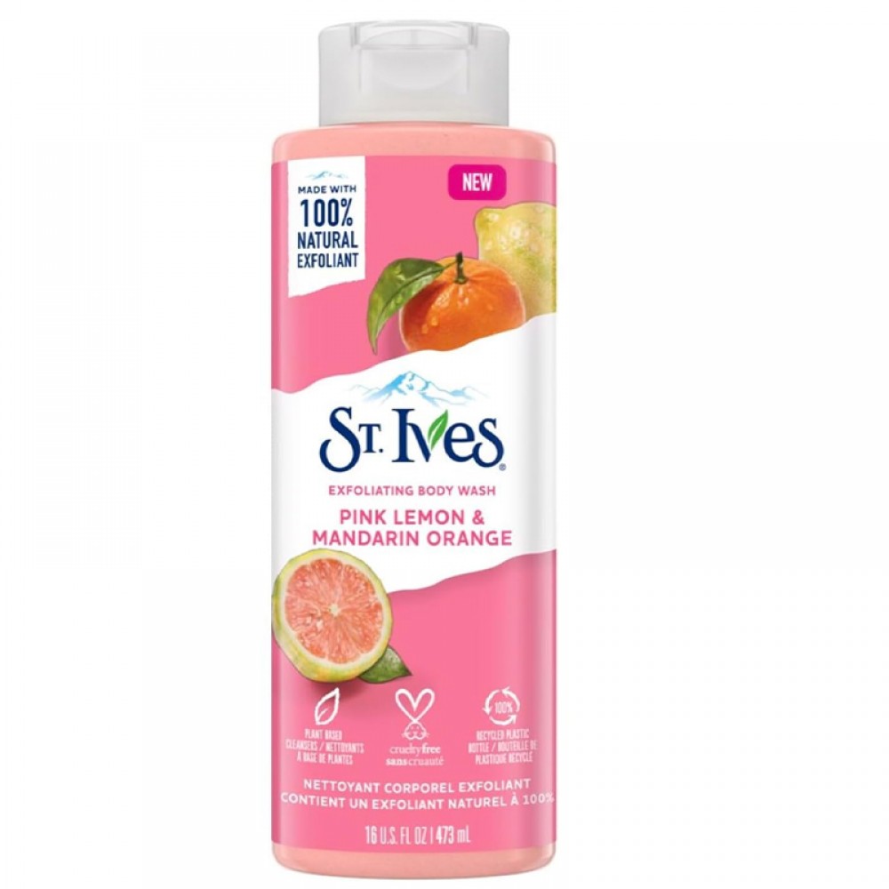 St. Ives pink lemon & mandarin orange Body Wash - 650ml