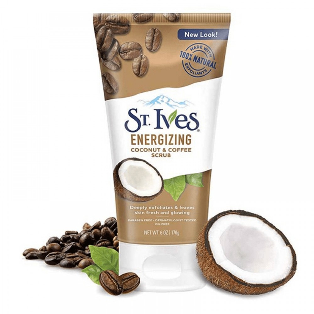 St. Ives Energizing Coconut & Coffee Face Scrub - 170g