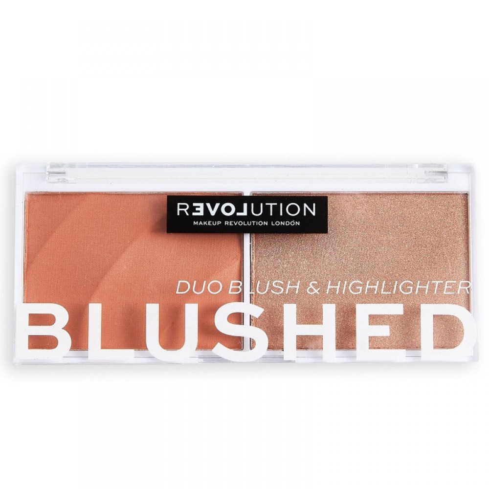 Revolution - Color Play Blush Queen Blush and Highlighter, 2.9 grams