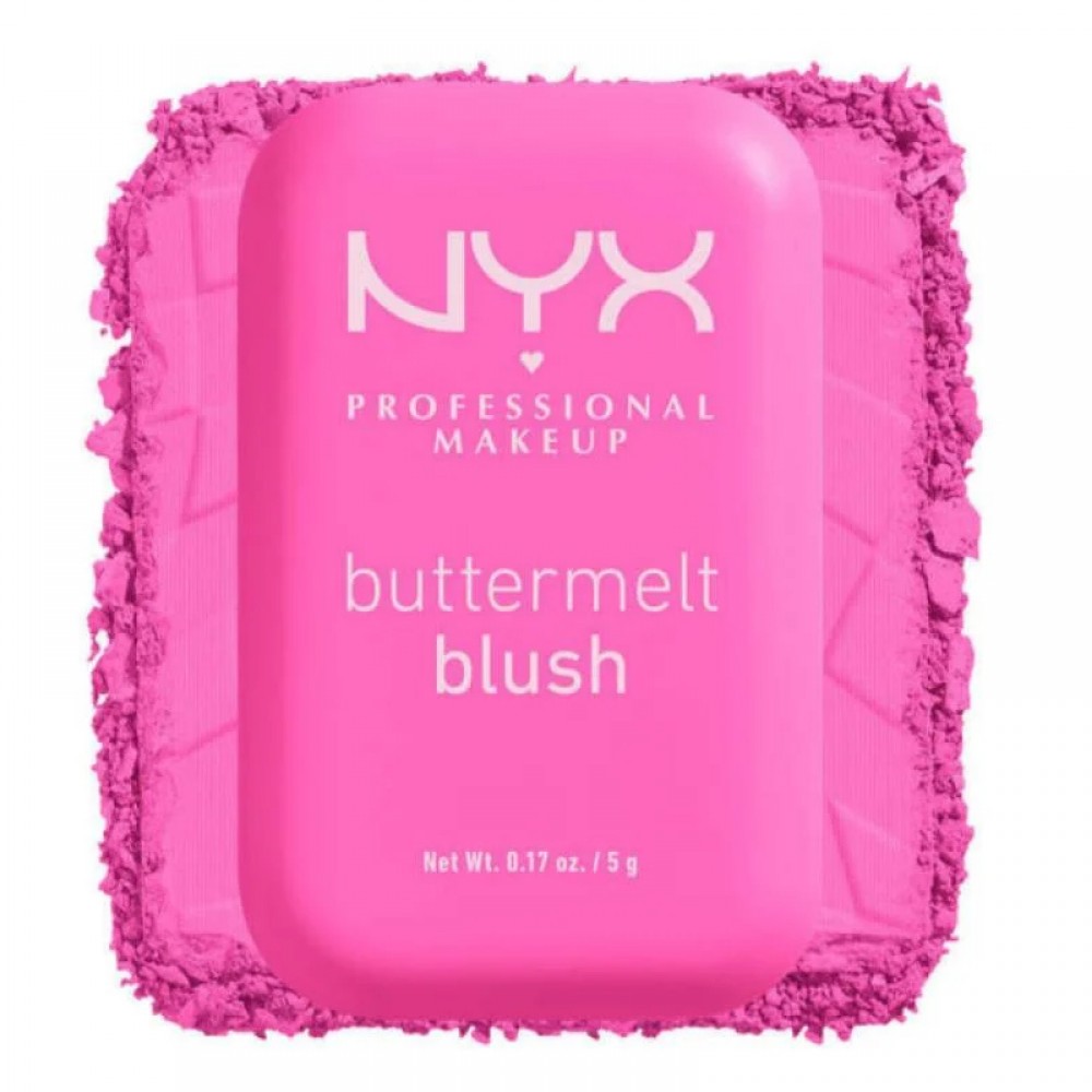 NYX Professional Makeup Buttermelt Blush, 01 - My Butta Half