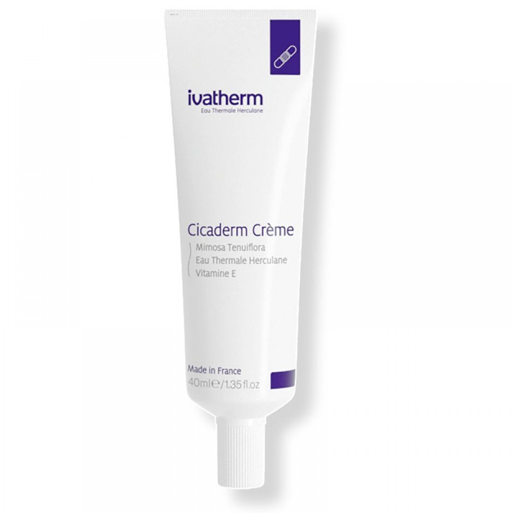Ivatherm, Cicaderm, Cream, Tissue Regenerator - 40 Ml