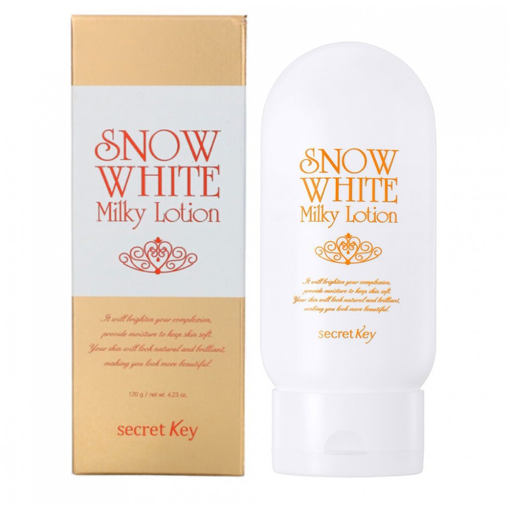 Snow White Lotion with Milk, Skin Lightening from Secret K, 120 grams