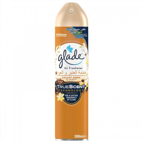 Glade Air Freshener Elegant Amber & Oud 300 ml Glade Air Freshener Elegant Amber & Oud 300 ml