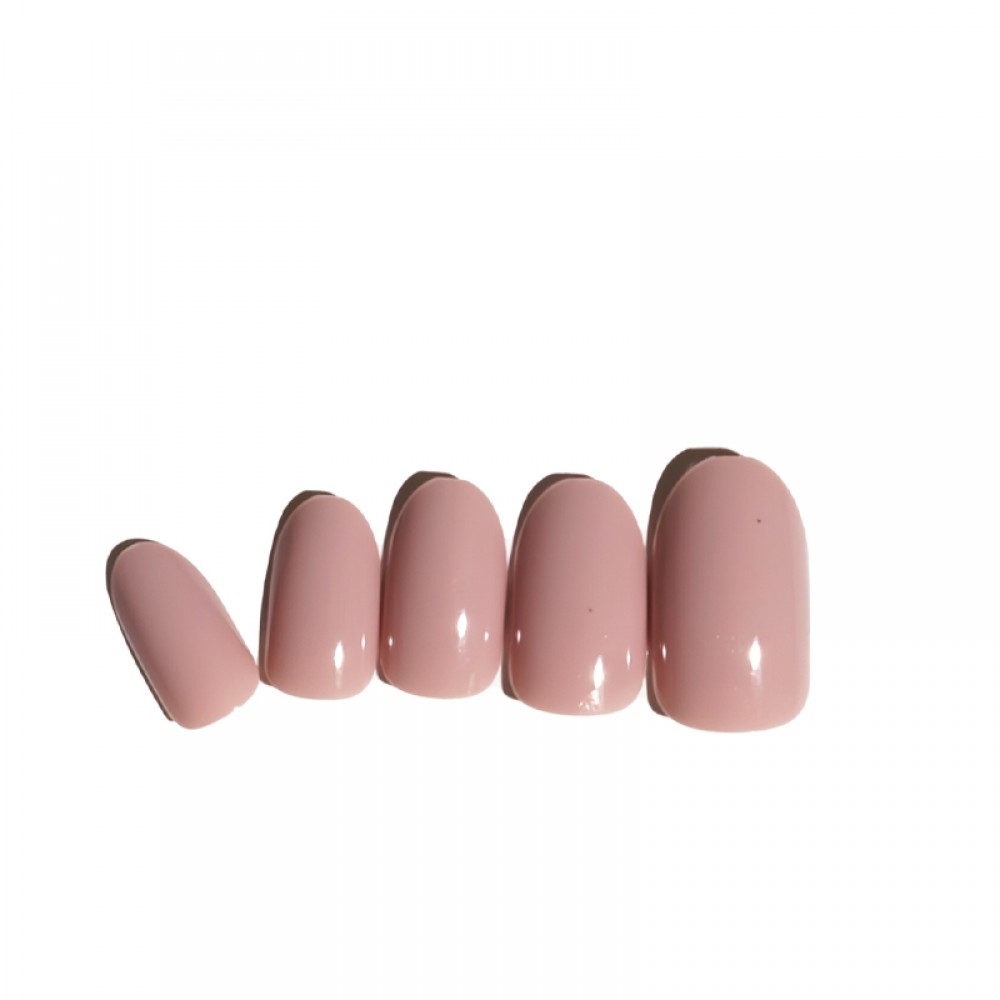 Loca Small Nails #N1 Oval Shape Pink Color