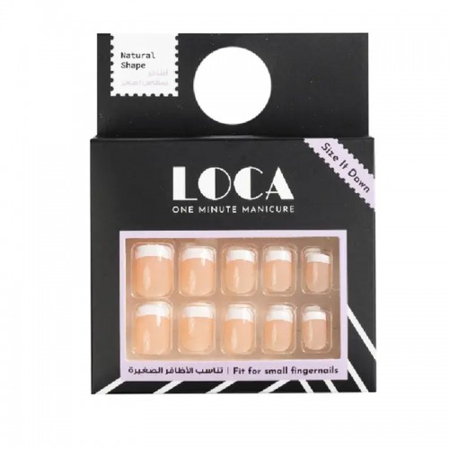 Loca Small Nails French Natural ShapeN2 Loca Small Nails French Natural ShapeN2