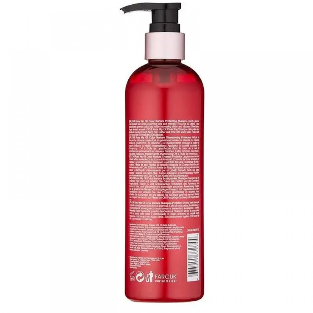 CHI Protecting Shampoo With Rose Hip Oil Color Nurture340ml