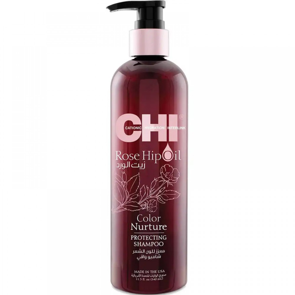 CHI Protecting Shampoo With Rose Hip Oil Color Nurture340ml