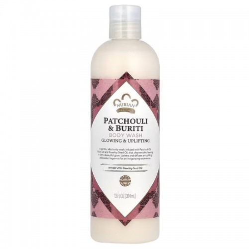 نوبيان هيريتيج‏, غسول الجسم، البتشول والبوريتي، 13 أونصة سائلة (384 مل)