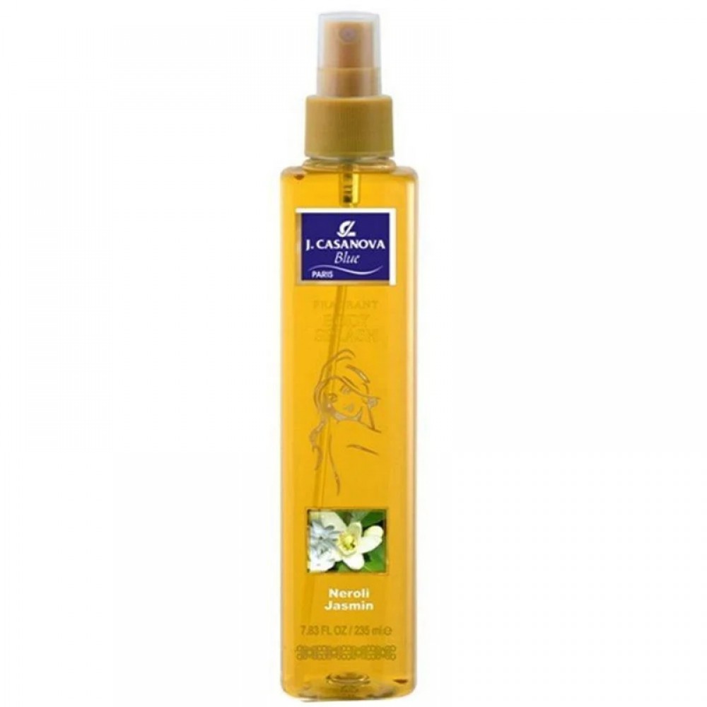 Casanova Blue Body Spray Jasmine Scent - 235 ml