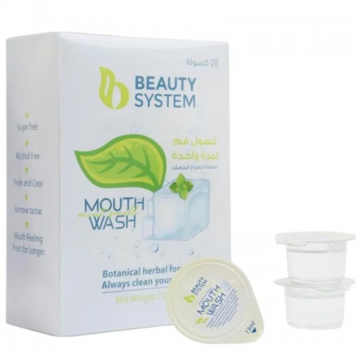 Beauty System Advanced Mint Mouthwash Capsules, 20 x 13ml