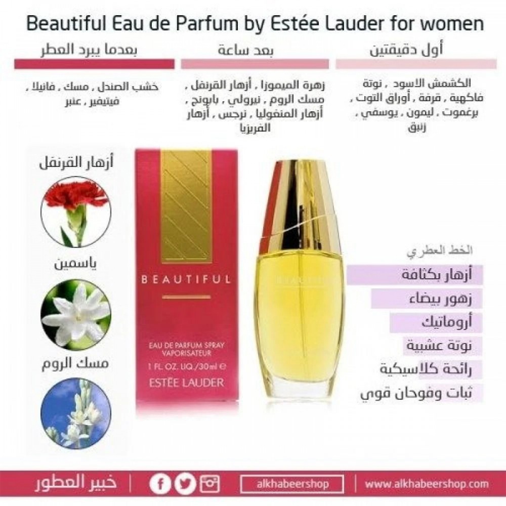 Estee Lauder Beautiful For Women - 30ml - Eau de Parfum