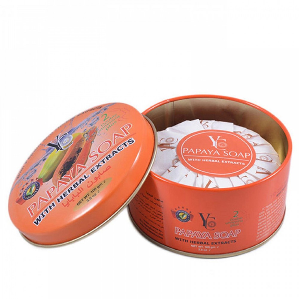 YC papaya soap with herbal extracts 100 g