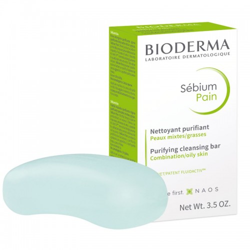 Bioderma Sébium Pain Cleansing Soap for Oily and Acne-Prone Skin - 100g Bioderma Sébium Pain Cleansing Soap for Oily and Acne-Prone Skin - 100g