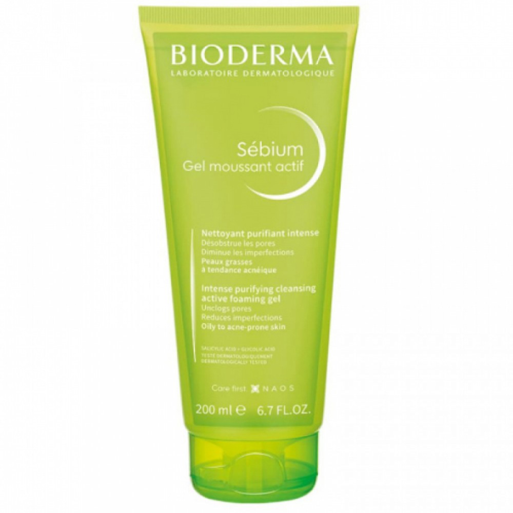 Bioderma Sébium Moussant Active Cleansing Gel - 200ml