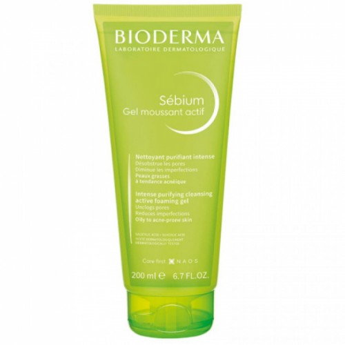 Bioderma Sébium Moussant Active Cleansing Gel - 200ml Bioderma Sébium Moussant Active Cleansing Gel - 200ml