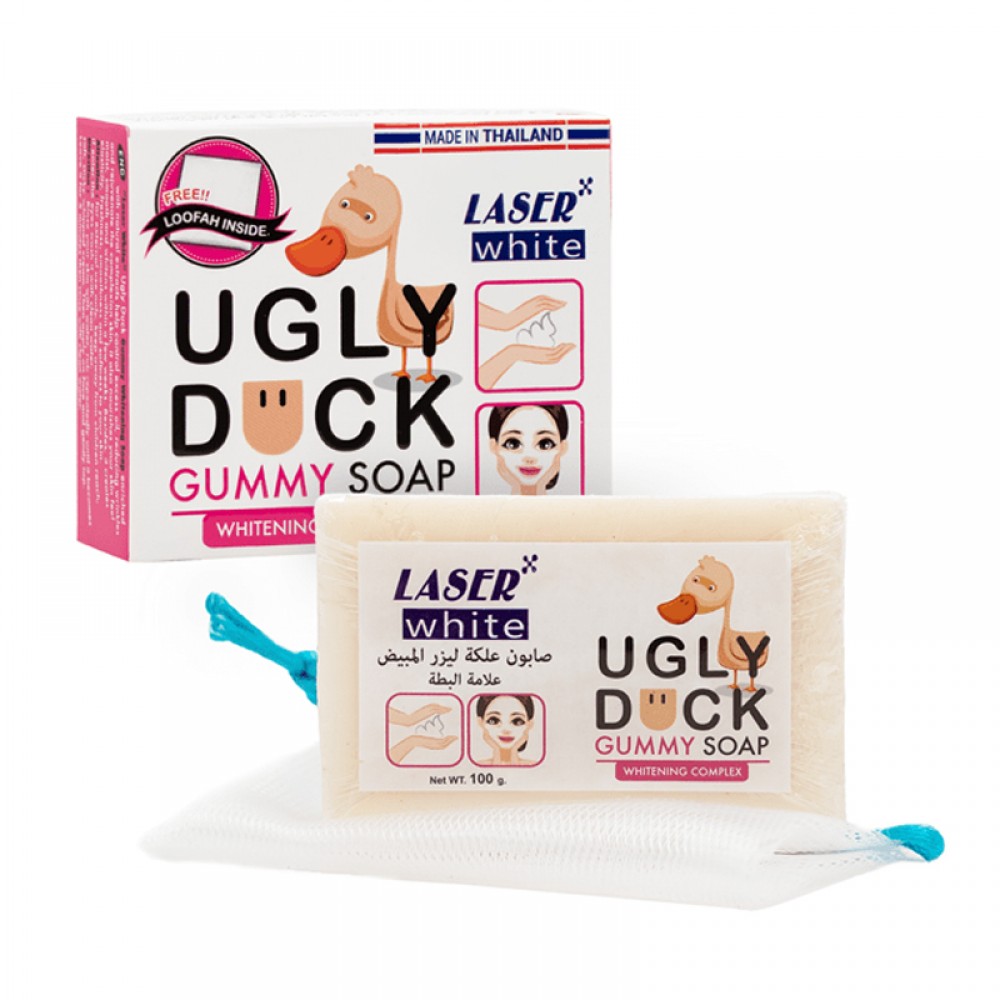 Laser White Ugly Duck Gummy Soap Whitening Comple - 100 gm