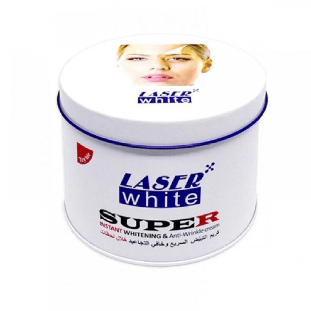 Laser White Instant Whitening & Anti Wrinkle Cream - 50gm