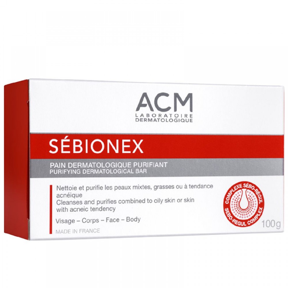 ACM Sebionex Cleansing Soap for Face and Body Purification, 100g