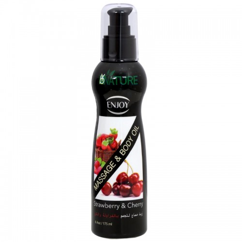 زيت الجسم و المساج بالفراولة و الكرز 175 مل من انجوي